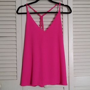 Fuchsia pink racerback